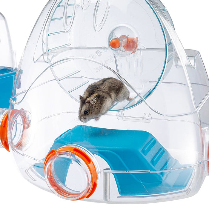 EAN 8010690073101 - Ferplast Combi 2 Hámster Azul, Transparente imagen 9