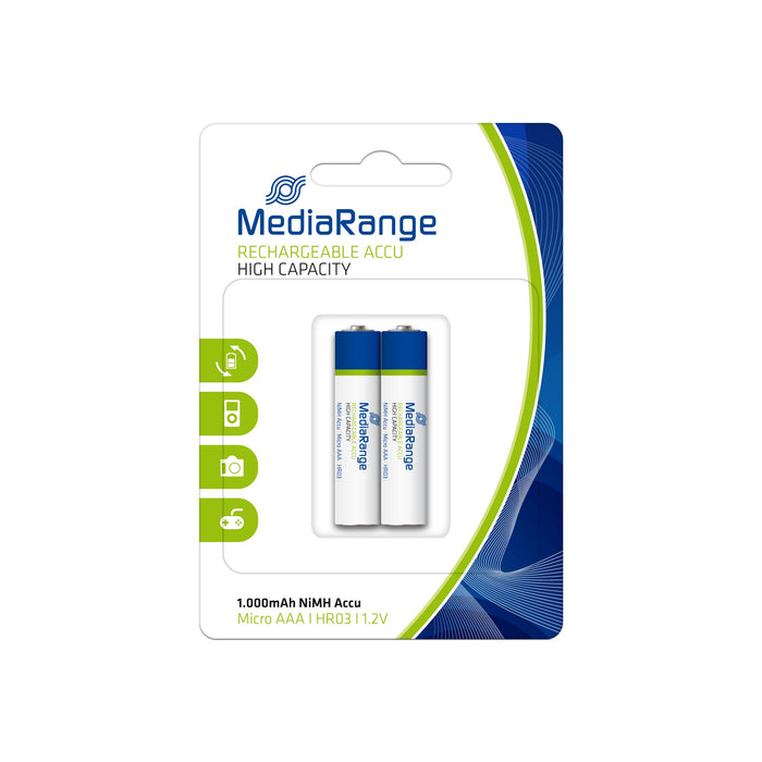 EAN 4260459610434 - MediaRange MRBAT122 pila doméstica Batería recargable AAA Níquel-metal hidruro (NiMH) imagen 1