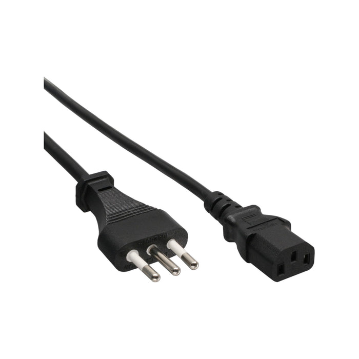 40pcs. Bulk-Pack  Inline® Power Cable Mains Plug Italy Type L A Iec C13 Connector 1.8m