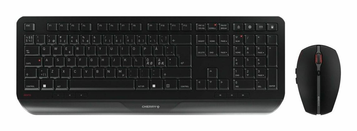 EAN 4025112092022 - CHERRY JD-7000PN-2 teclado Ratón incluido Hogar / Oficina RF inalámbrico QWERTY Nórdico Negro imagen 1