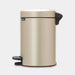 EAN 8710755304408 - Brabantia NewIcon Treteimer 3 Liter 3 L Alrededor Champán imagen 2