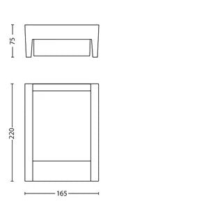 EAN 8718696150474 - Philips Jardín y exterior 1646093P3 Aplique de pared para exterior Bombilla(s) no reemplazable(s) LED E imagen 3