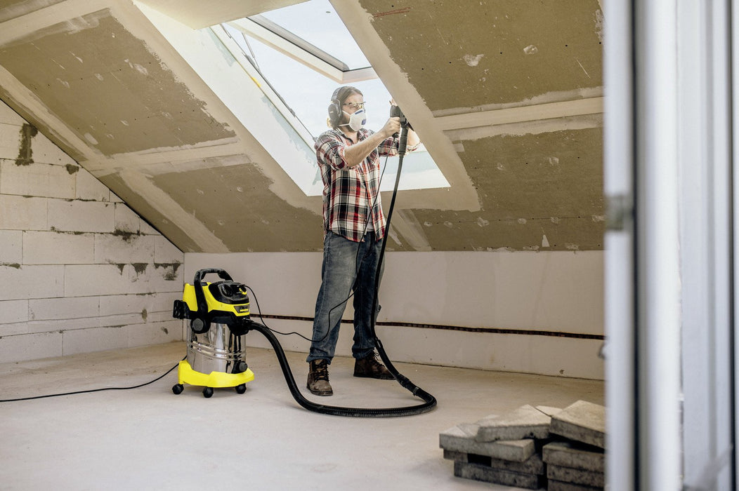 EAN 4054278663517 - Kärcher WD 6 P S V-30/6/22/T Negro, Acero inoxidable, Amarillo 30 L 1300 W imagen 2