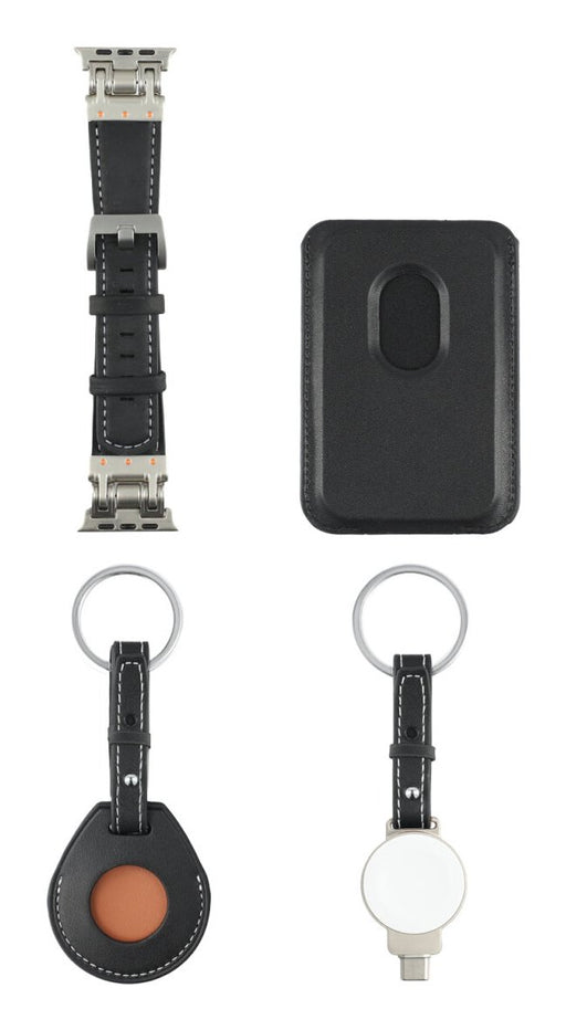 EAN 4252011911523 - 4smarts 541481 Accesorios para dispositivos vestibles inteligentes Establecer Negro cuero PU imagen 1