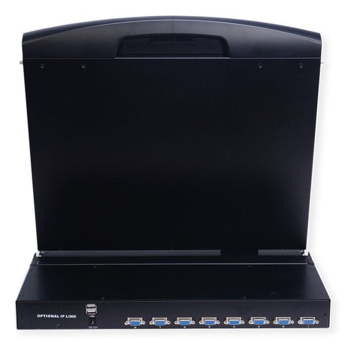 Value 19-Zoll-Kvm-Switch, 8-Port, 48 Cm (19") Tft (16:9), Vga, Usb, Uk-Layout