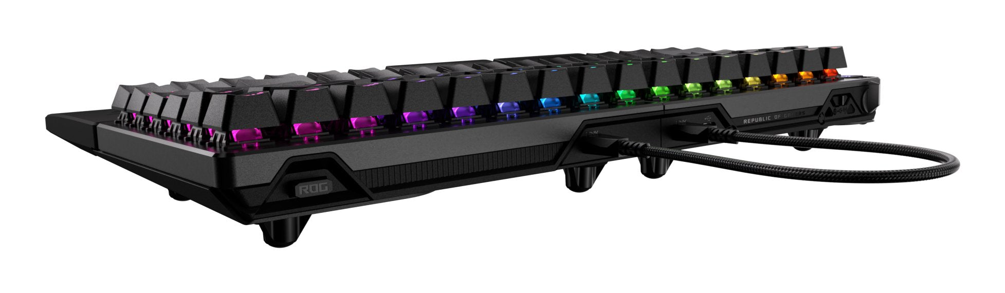 EAN 4711636056007 - ASUS ROG Falcata teclado Juego USB + RF Wireless + Bluetooth QWERTZ Alemán Negro imagen 6