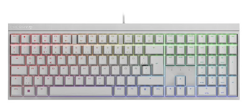 EAN 4025112112577 - CHERRY MX 2.0S teclado Juego USB QWERTZ Alemán Blanco imagen 1