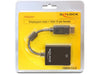 EAN 4043619618484 - DeLOCK 61848 adaptador de cable de vídeo 0,125 m VGA (D-Sub) DisplayPort Negro imagen 2
