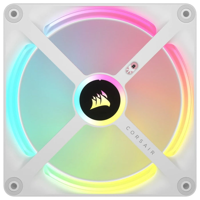 EAN 0840006698005 - Corsair iCUE LINK QX140 RGB Carcasa del ordenador Ventilador 14 cm Blanco 2 pieza(s) imagen 3