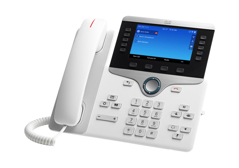 Cisco Ip Phone 8861 Teléfono Voip Ieee 802.11a/B/G/N/Ac (Wi-Fi) Sip Rtp Sdp 5 Líneas Carbón