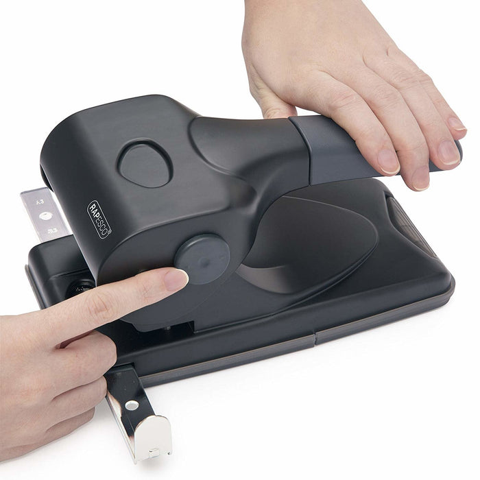 Rapesco® Registraturlocher Alu 65 Negro, 1 Unidades