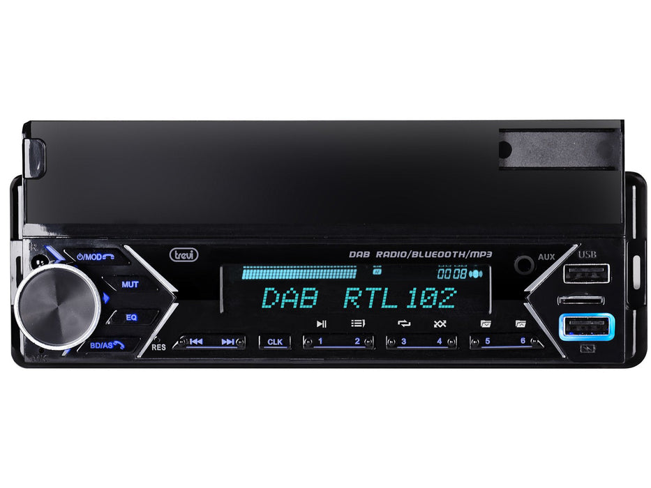Radio Coche Trevi Scd 5753 Dab Dab Mp3+Rds+Usb+Aw+Sd