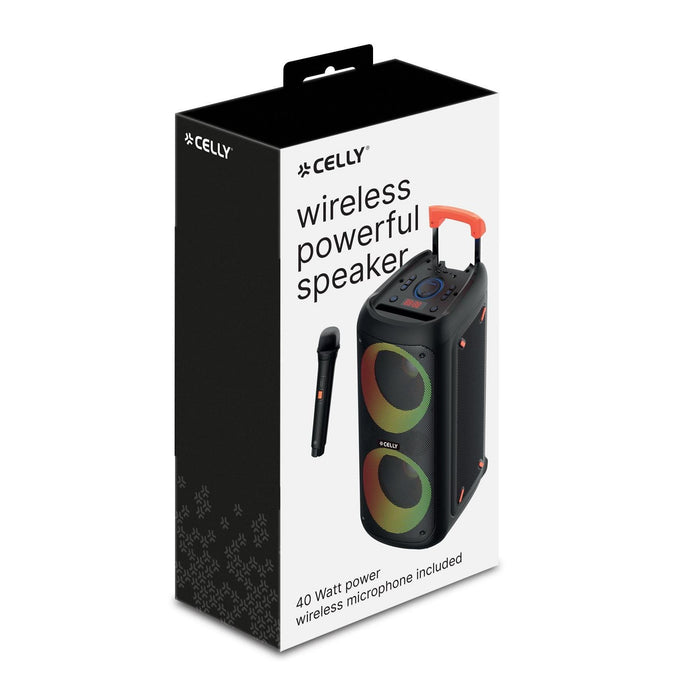 EAN 8021735218036 - Celly PARTYSPEAKERWLM altavoz portátil o de fiesta Altavoz para fiestas Negro 40 W imagen 9