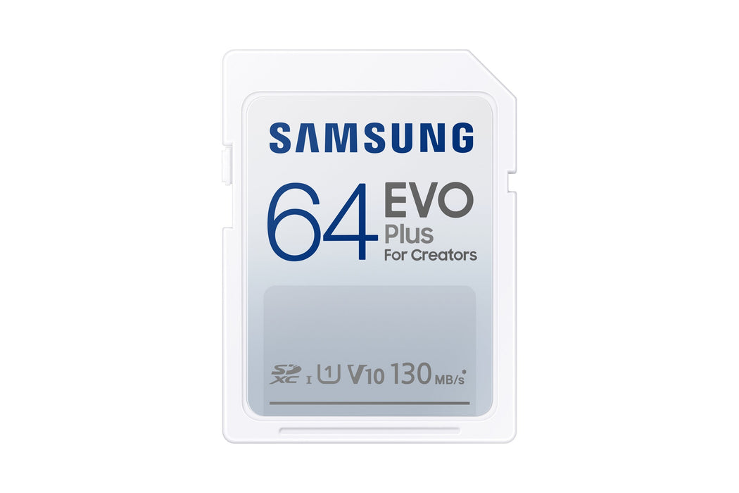 Samsung Evo Plus Sdxc 64gb 130mb/S +Adapter