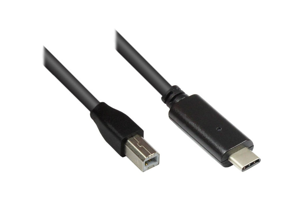 Cable Good Connections Usb2.0  C-B Schw. 1m