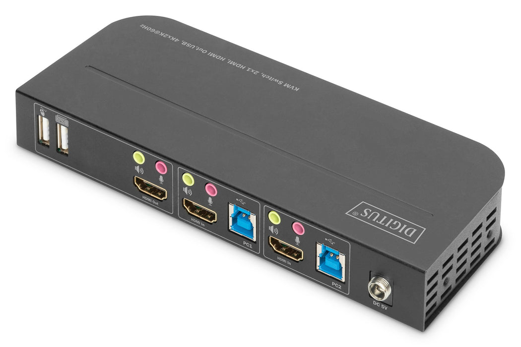 EAN 4016032487517 - Digitus DS-12874 interruptor KVM Negro imagen 3