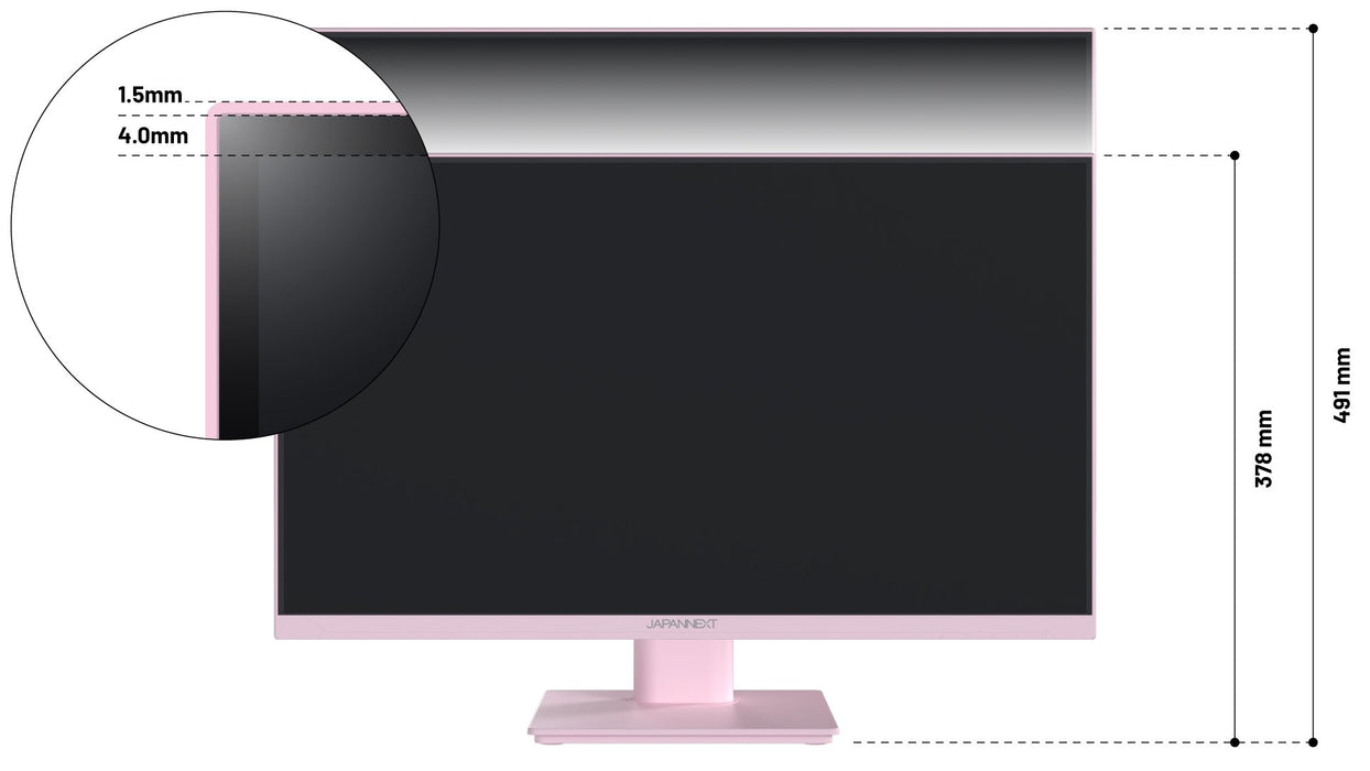 EAN 4589511175712 - JAPANNEXT JN-I238FHD120F-HSP-PK pantalla para PC 60,5 cm (23.8") 1920 x 1080 Pixeles Full HD LCD Rosa imagen 9