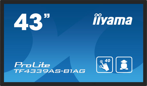 EAN 4948570123872 - iiyama TF4339AS-B1AG pantalla para PC 108 cm (42.5") 3840 x 2160 Pixeles 4K Ultra HD LED Pantalla táctil  imagen 2