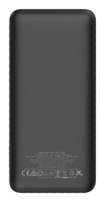 Powerbank Anker Power Bank 10000mah 22.5w Black