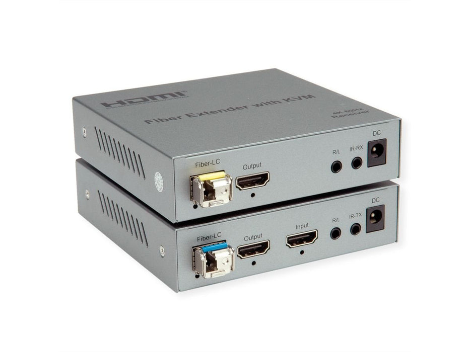 Roline Kvm Verlngerung Ber Lwl, Hdmi 4k, Usb, 20 Km