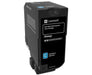 EAN 0734646608756 - Lexmark 74C2HCE cartucho de tóner 1 pieza(s) Original Cian imagen 1