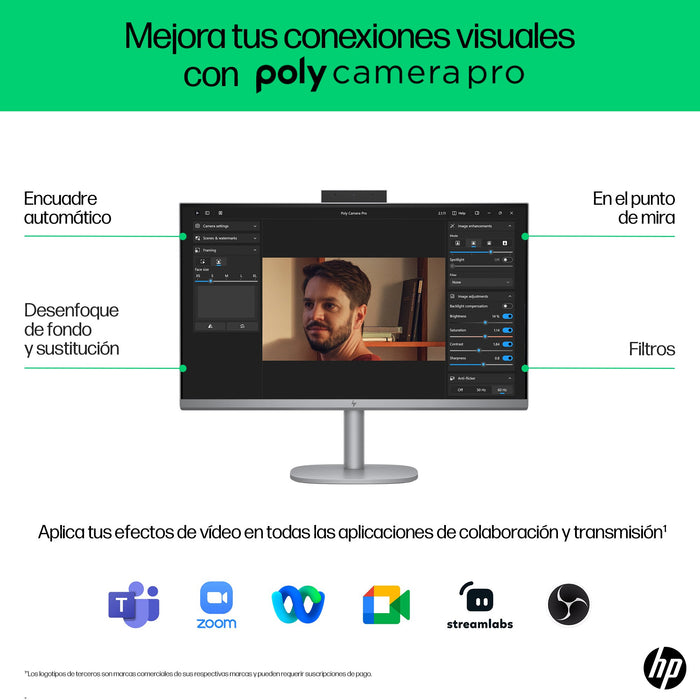 EAN 0198990175546 - HP OmniStudio X 27-cs0010ns Intel Core Ultra 5 125H 68,6 cm (27") 1920 x 1080 Pixeles PC todo en uno 32 G imagen 17