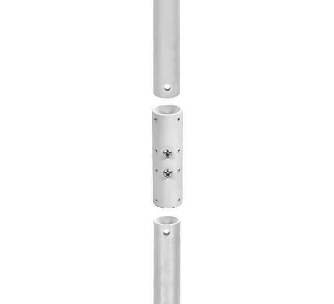 System V - 38mm Pole - 2m ,  White