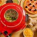 EAN 8435484038263 - Cecotec Fun Pizza&Co Mamma Mia Vista fabricante de pizza y hornos 1 Pizza(s) 1200 W Rojo imagen 13