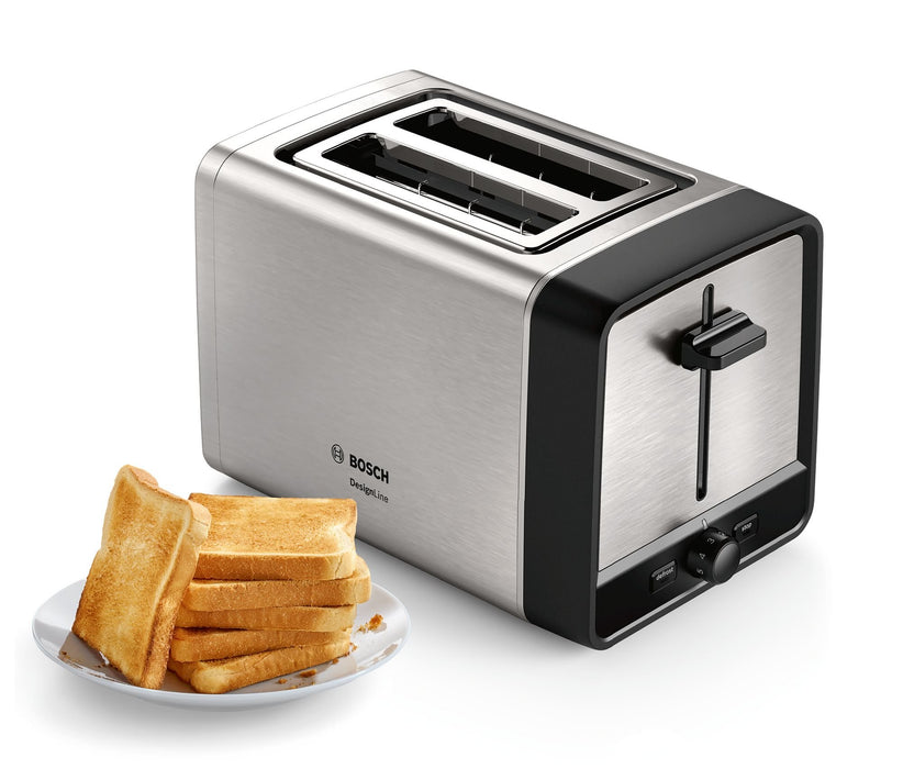 EAN 4242005188987 - Bosch TAT5P420 tostadora 2 rebanada(s) 970 W Negro, Acero inoxidable imagen 7
