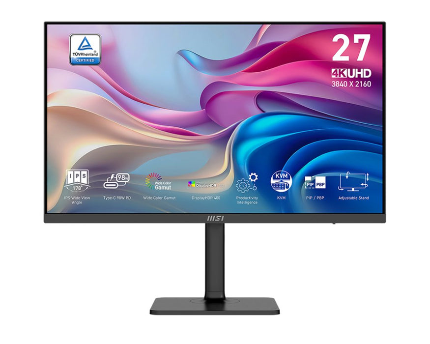 EAN 4711377262170 - MSI MODERN MD272UPHGDE pantalla para PC 68,6 cm (27") 3840 x 2160 Pixeles 4K Ultra HD Negro imagen 1