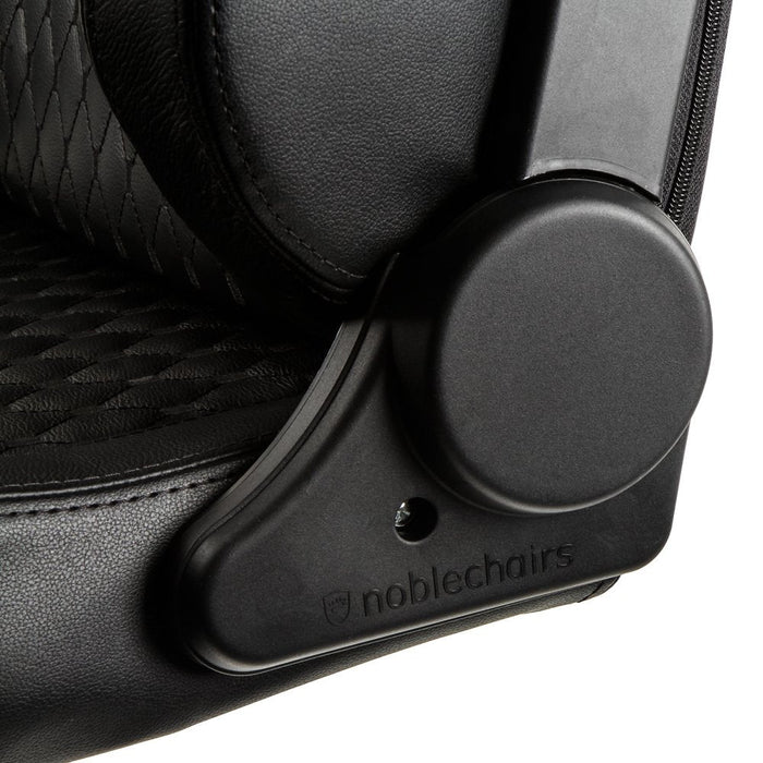 Noblechairs Epic Echtleder Gaming Silla - Negro