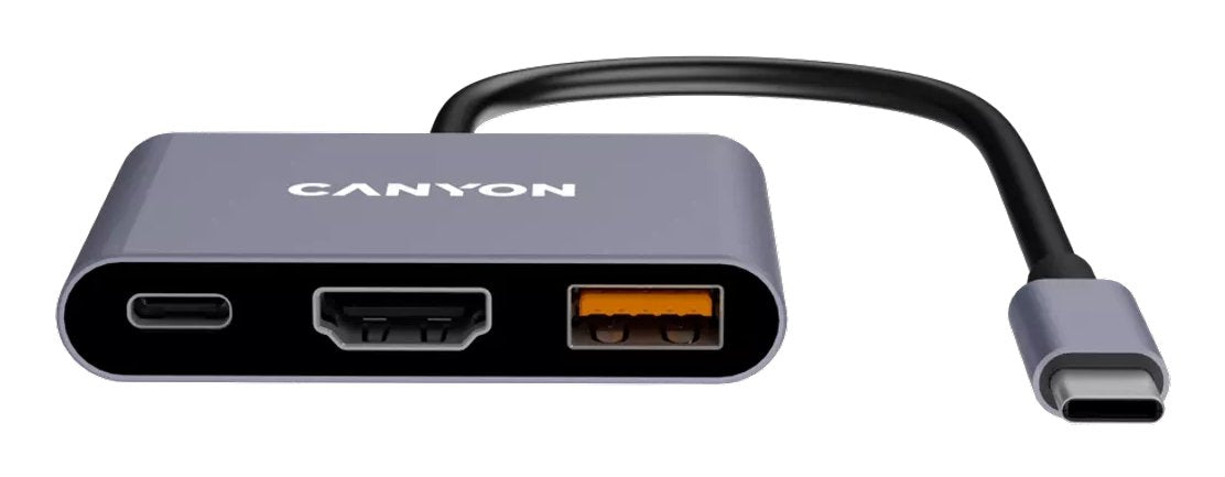 Canyon Usb-3-In1 Hub Usb-C > Hdmi 1xusb-A Pd 100w Retail