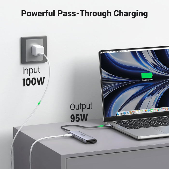 EAN 6941876245215 - Ugreen REVODOK 7-IN-1 4K@60HZ HDMI DOCK Acoplamiento Base Gris imagen 4