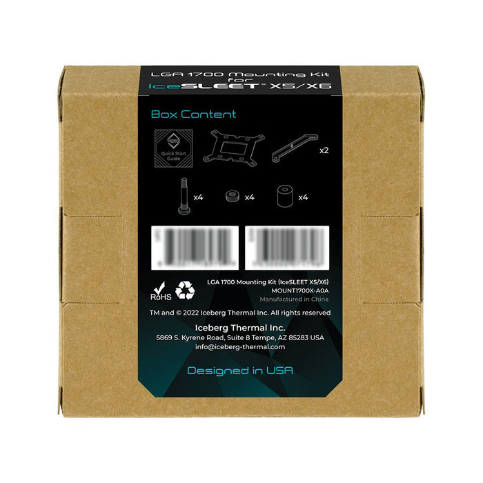 EAN 1230000071796 - Iceberg Thermal MOUNT1700X-A0A accesorio o pieza de sistema de refrigeración para ordenador Kit de montaj imagen 7