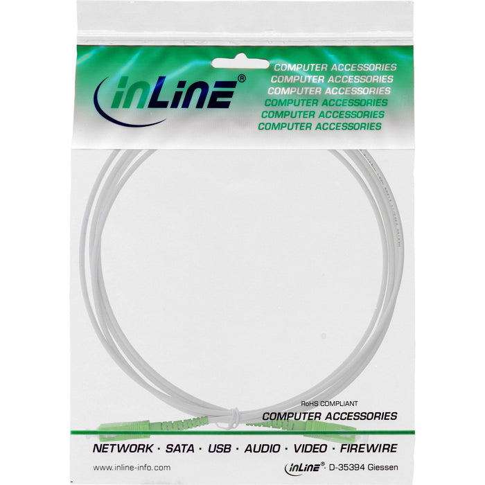 Cable Símplex De Fibra Óptica Inline, Ftth, Sc/Apc 8° A Sc/Apc 8°, 9/125 ?M, Os2, 50 M
