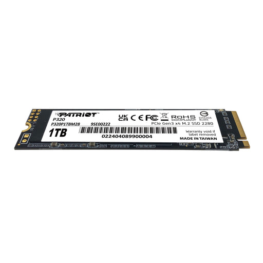 EAN 4711378427622 - Patriot Memory P320 1 TB M.2 PCI Express 3.0 NVMe imagen 2