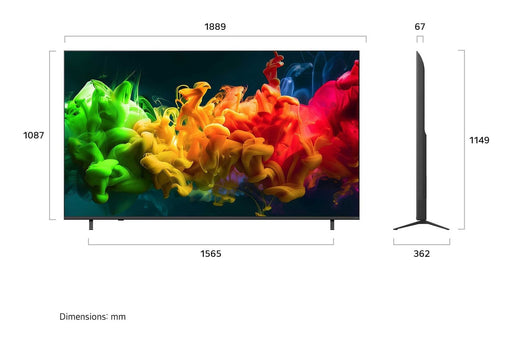 EAN 8806096780220 - LG QNED evo AI MiniLED 85QNED8EB3A 2,16 m (85") 4K Ultra HD Smart TV Wifi Negro imagen 2
