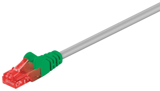 EAN 4040849684715 - Goobay 68471 cable de red Verde, Gris 1 m Cat6 U/UTP (UTP) imagen 1