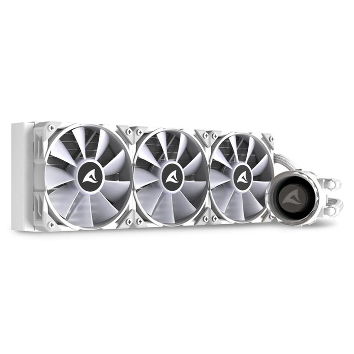 EAN 4044951038619 - Sharkoon S90 Procesador Sistema de refrigeración líquida todo en uno 12 cm Blanco 1 pieza(s) imagen 3