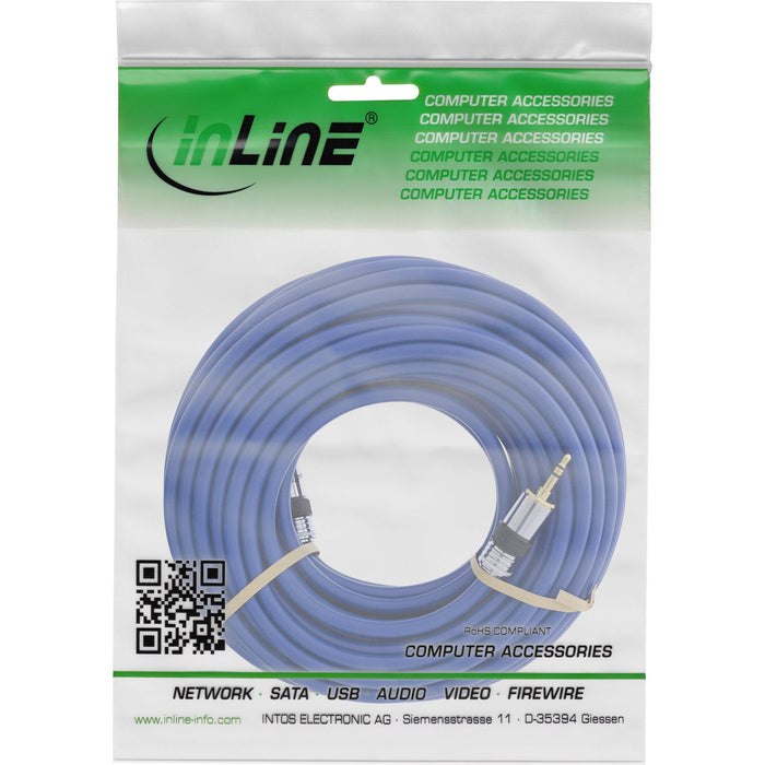 Cable De Audio Premium Inline De 3,5 Mm Estéreo Macho A Macho De 7 M