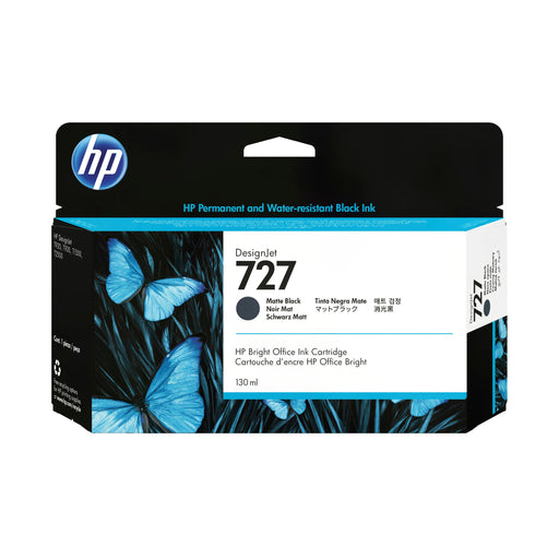 EAN 0887111963772 - HP 727 130-ml Matte Black DesignJet Ink Cartridge cabeza de impresora Inyección de tinta térmica imagen 1