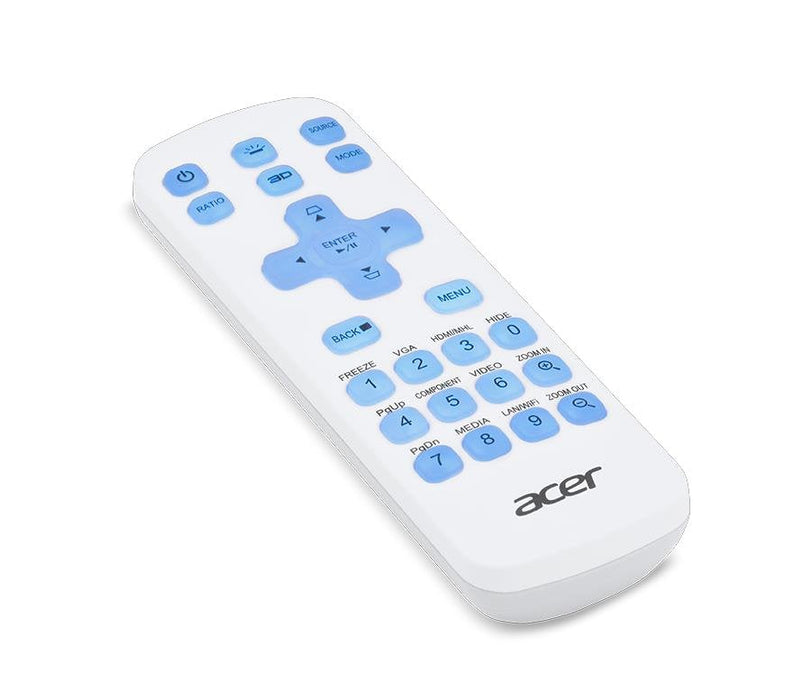 Acer Mc.Jq011.005 Mando A Distancia Ir Inalámbrico Universal Botones Blanco/Azul, Universal, Ir Inalámbrico, Botones, Blanco