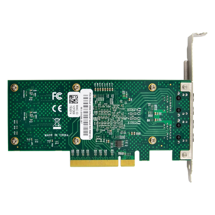 Inline® Dual 10-Gigabit Network Card, 2x Rj45 10gb/S, Pcie X8, Incl. Lp Bracket
