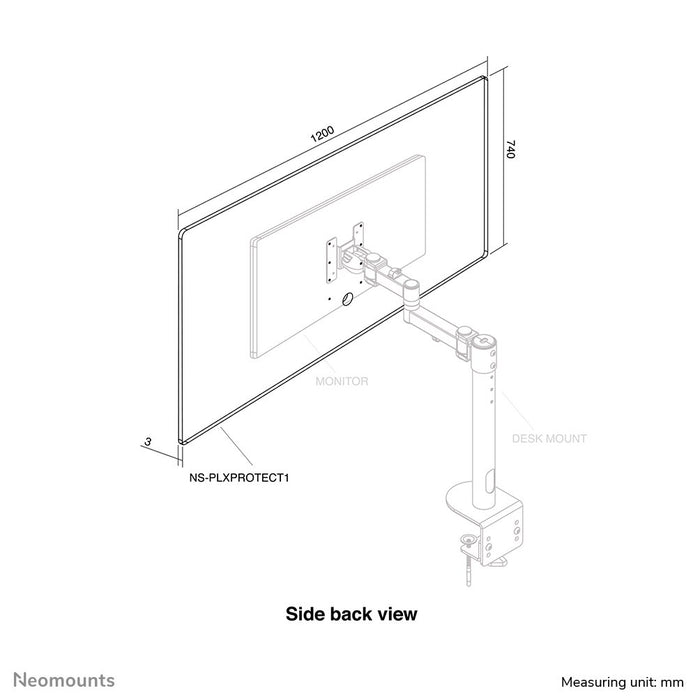 EAN 8717371448219 - Neomounts NS-PLXPROTECT1 mampara de protección 1 pieza(s) imagen 16