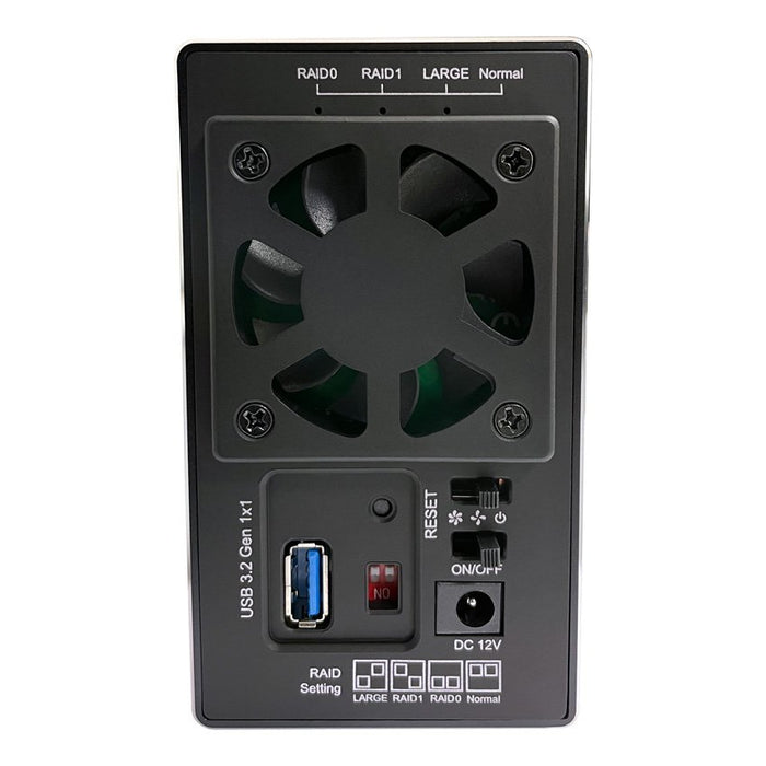 EAN 4260070129759 - LC-Power LC-35U3-RAID-2 caja para disco duro externo Caja de disco duro (HDD) Negro 3.5" imagen 7