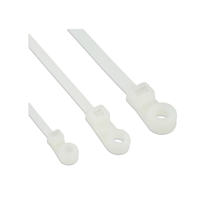 Bridas De Cabeza Montables Inline Largo 200 Mm Ancho 4,8 Mm 100 Uds.