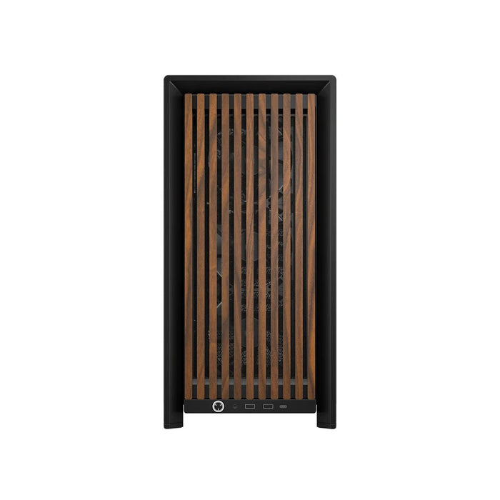Caja Pc  Corsair Frame 4000d Rs Wood Mid-Tower Black/Walnut Cc-9011340-Ww
