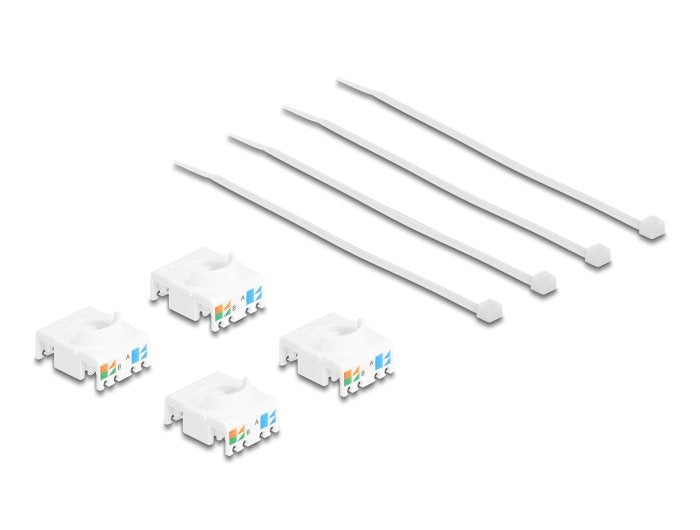 Keystone Modul Rj45 Buchse Cat.6a Utp 4 Stück