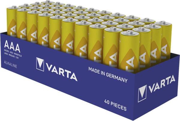 EAN 4008496987054 - Varta 04103 101 394 pila doméstica Batería de un solo uso AAA Alcalino imagen 1