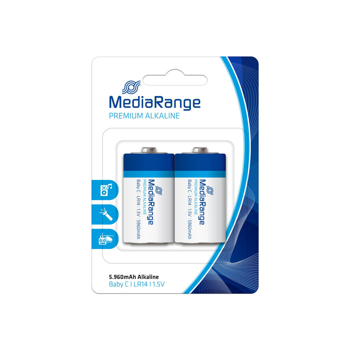 EAN 4260283113248 - MediaRange MRBAT108 pila doméstica Batería de un solo uso C Alcalino imagen 1